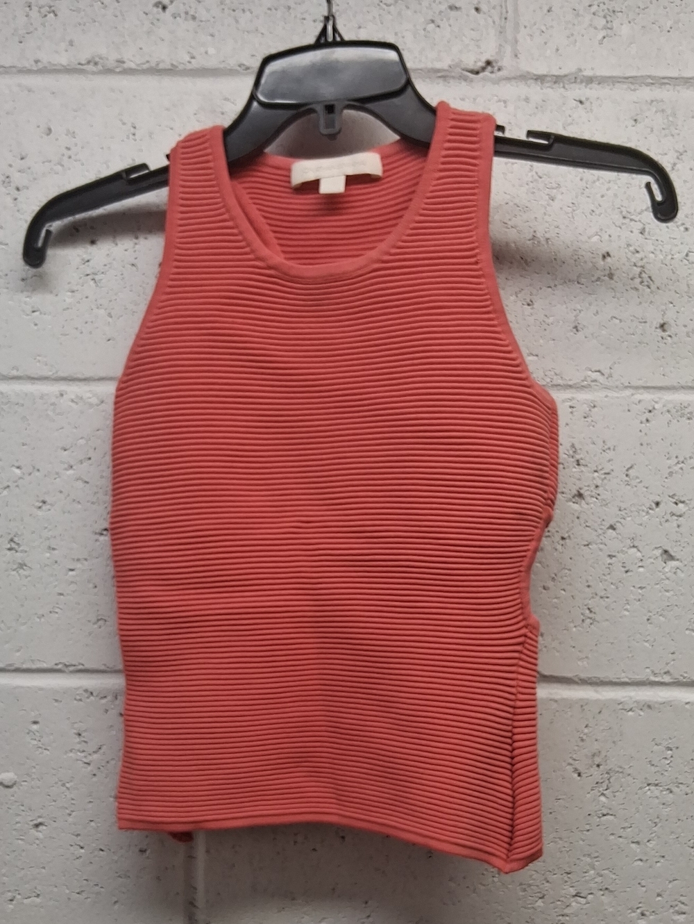 NWOT Womens Jonathan Simkhai Ribbed Coral Sleeveless Tank Top